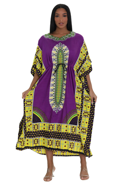 Dashiki Print One Size Kaftan KAF-1021