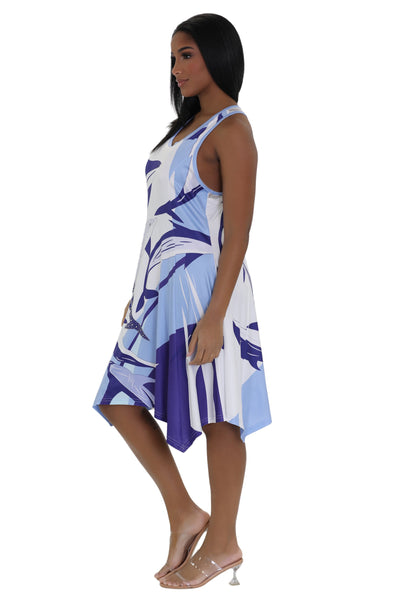 Dolphin Print Resort Dress 21228