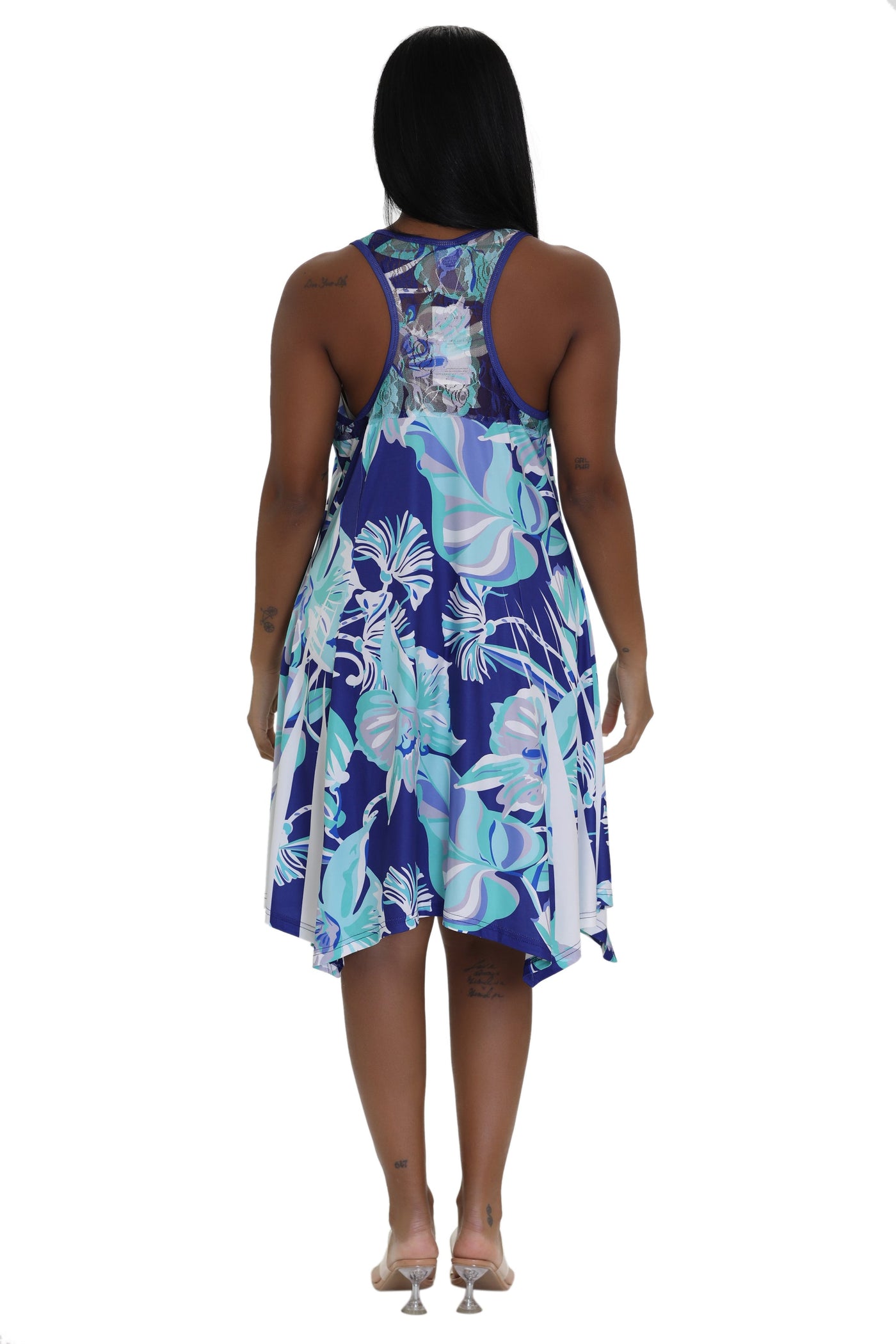Floral Print Resort Dress 21230