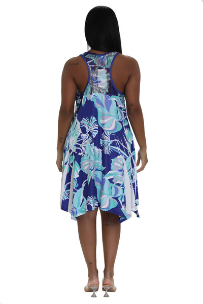 Floral Print Resort Dress 21230