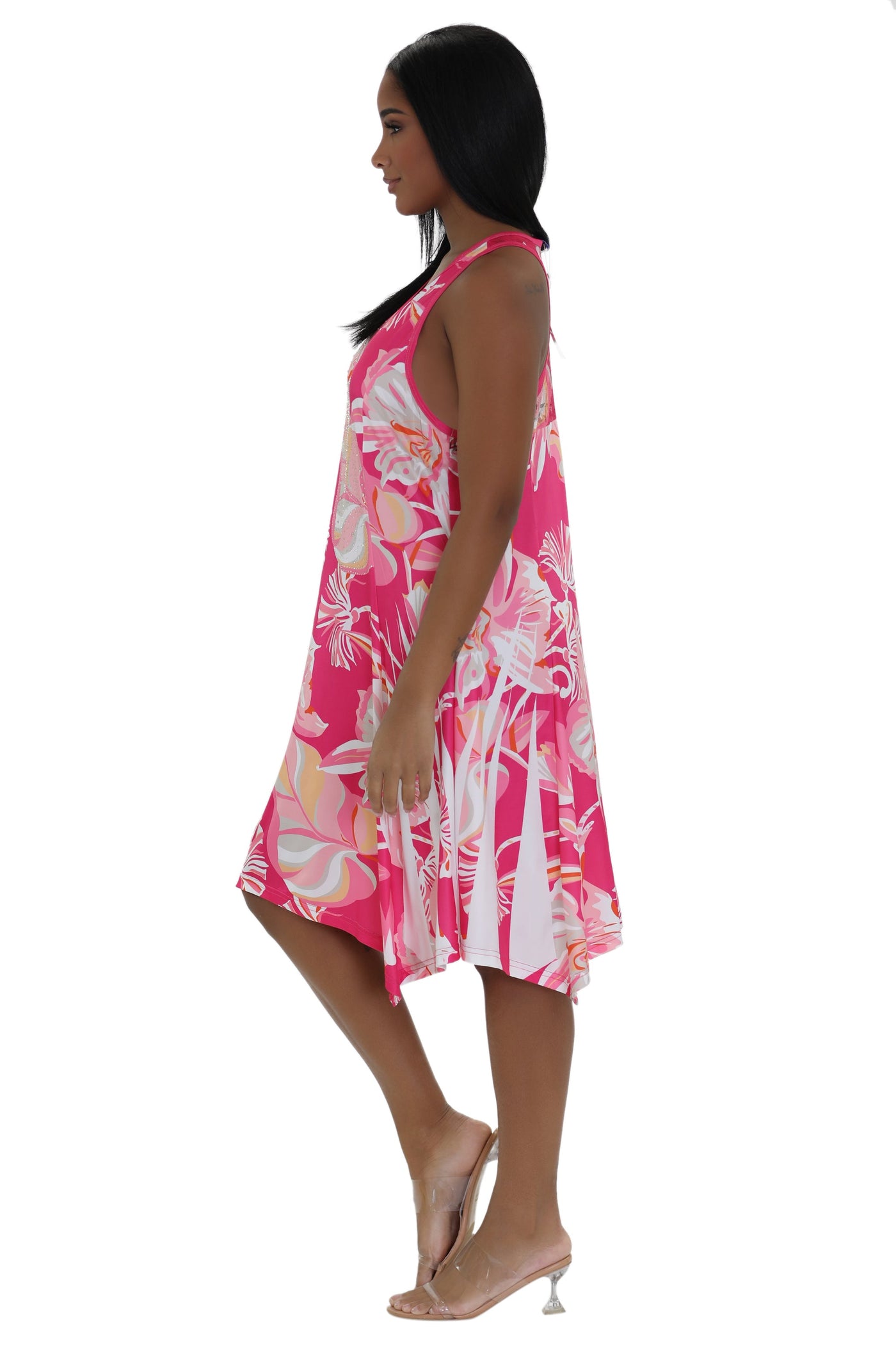 Floral Print Resort Dress 21230