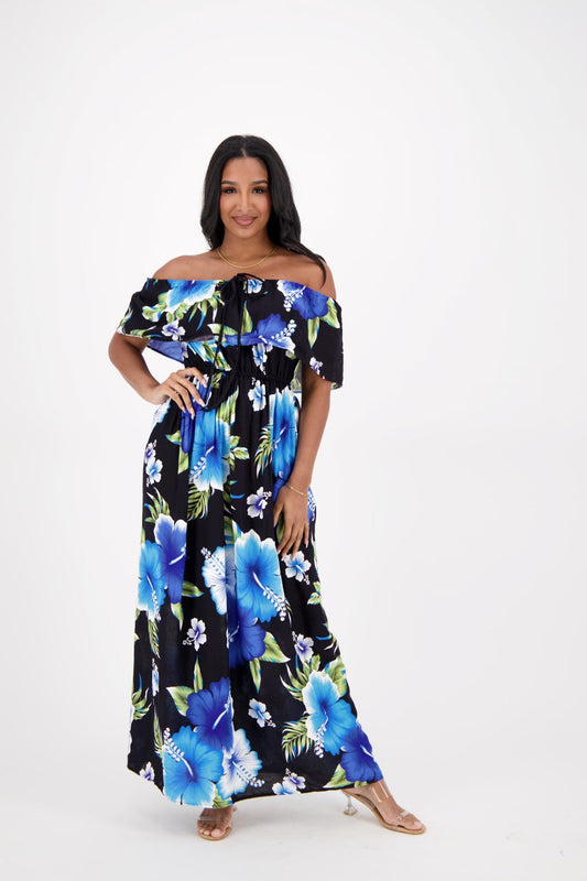 Off Shoulder Resort Dress TH2029