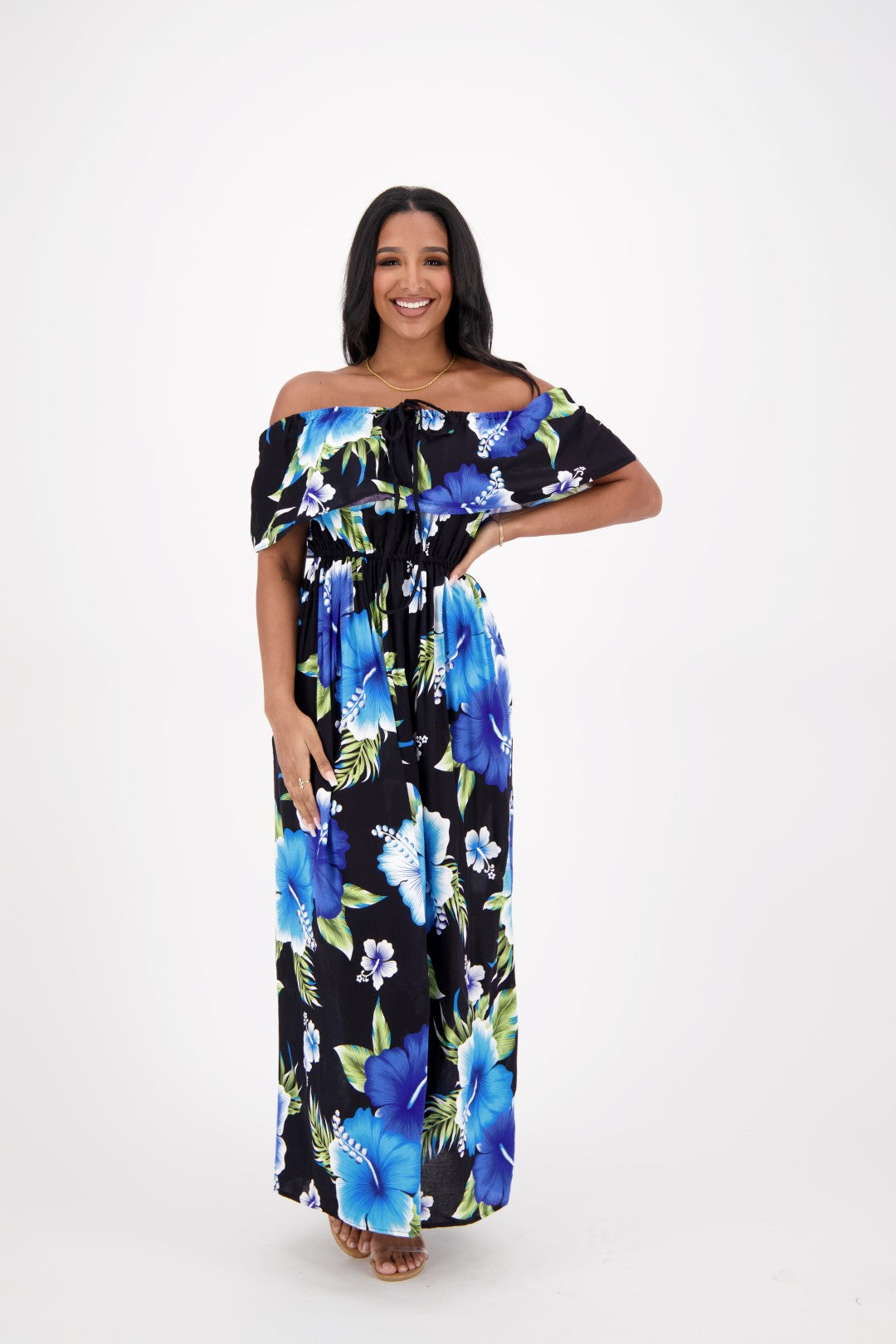 Off Shoulder Resort Dress TH2029