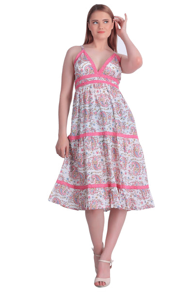 Organic Floral Print Dress OC5155