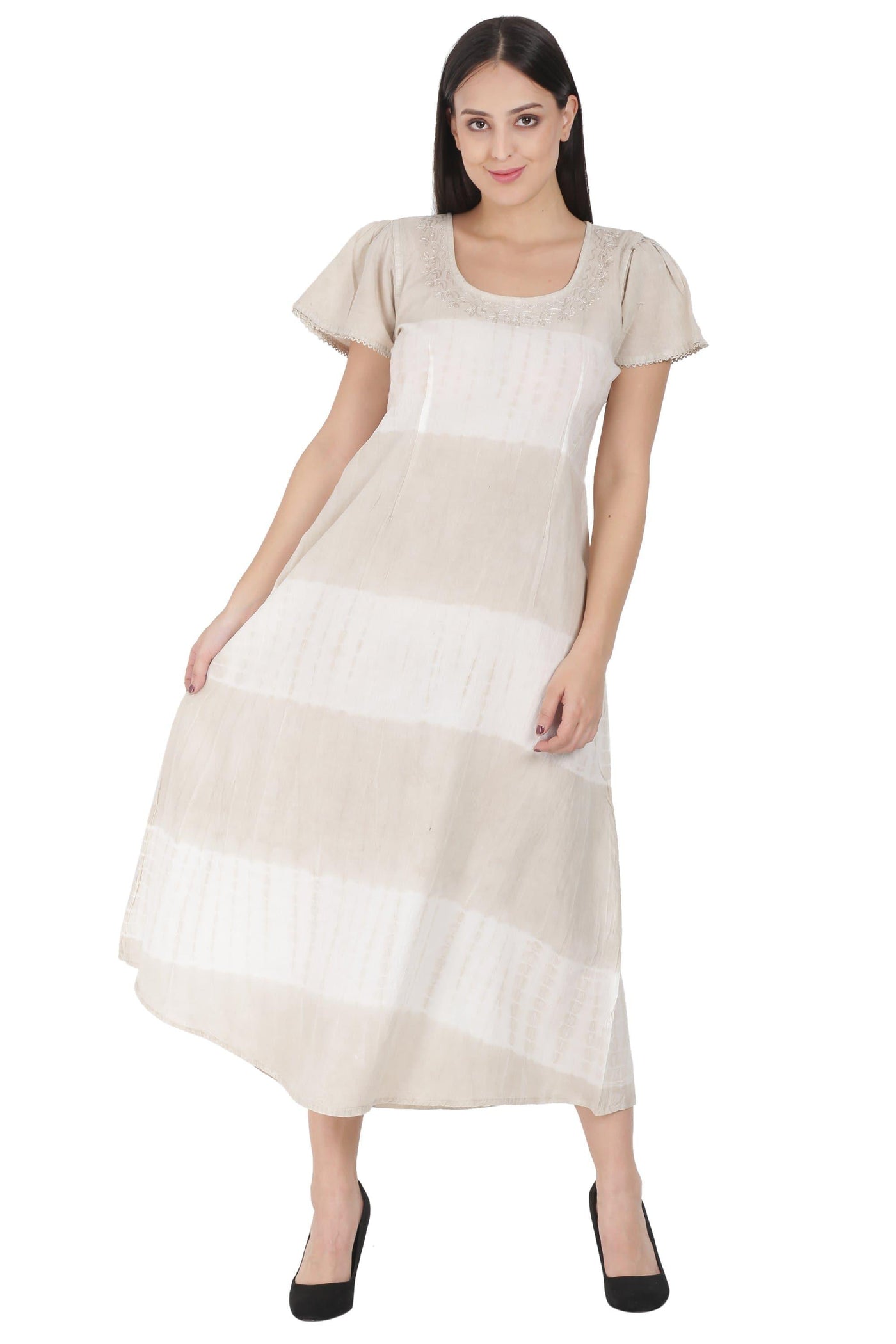 Organic Maxi Dress LTD-674 - Advance Apparels Inc