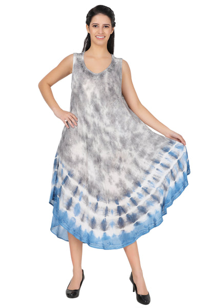 Pastel Tie Dye Beach Dress 482156