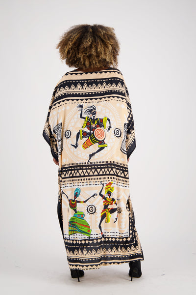 Tribal Print Kaftan KAF-1044