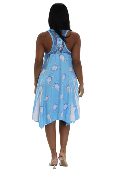 Turtle Print Beach Dress 21222