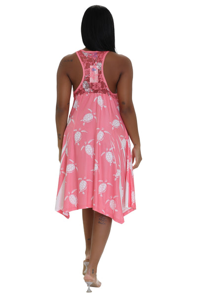 Turtle Print Beach Dress 21222