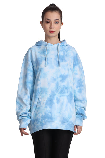 Unisex Tie Dye Pullover Hoodie Premium Cotton Blend Activewear H704