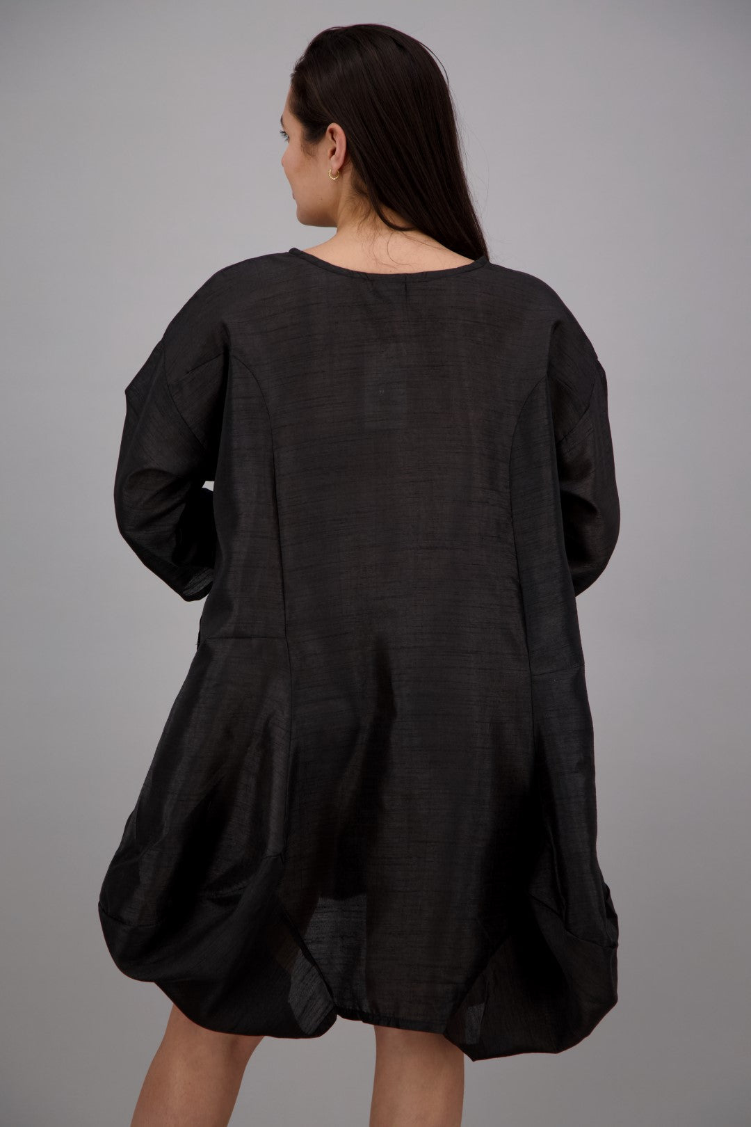 3/4 Sleeve Button Dress AD25014 - Advance Apparels Inc