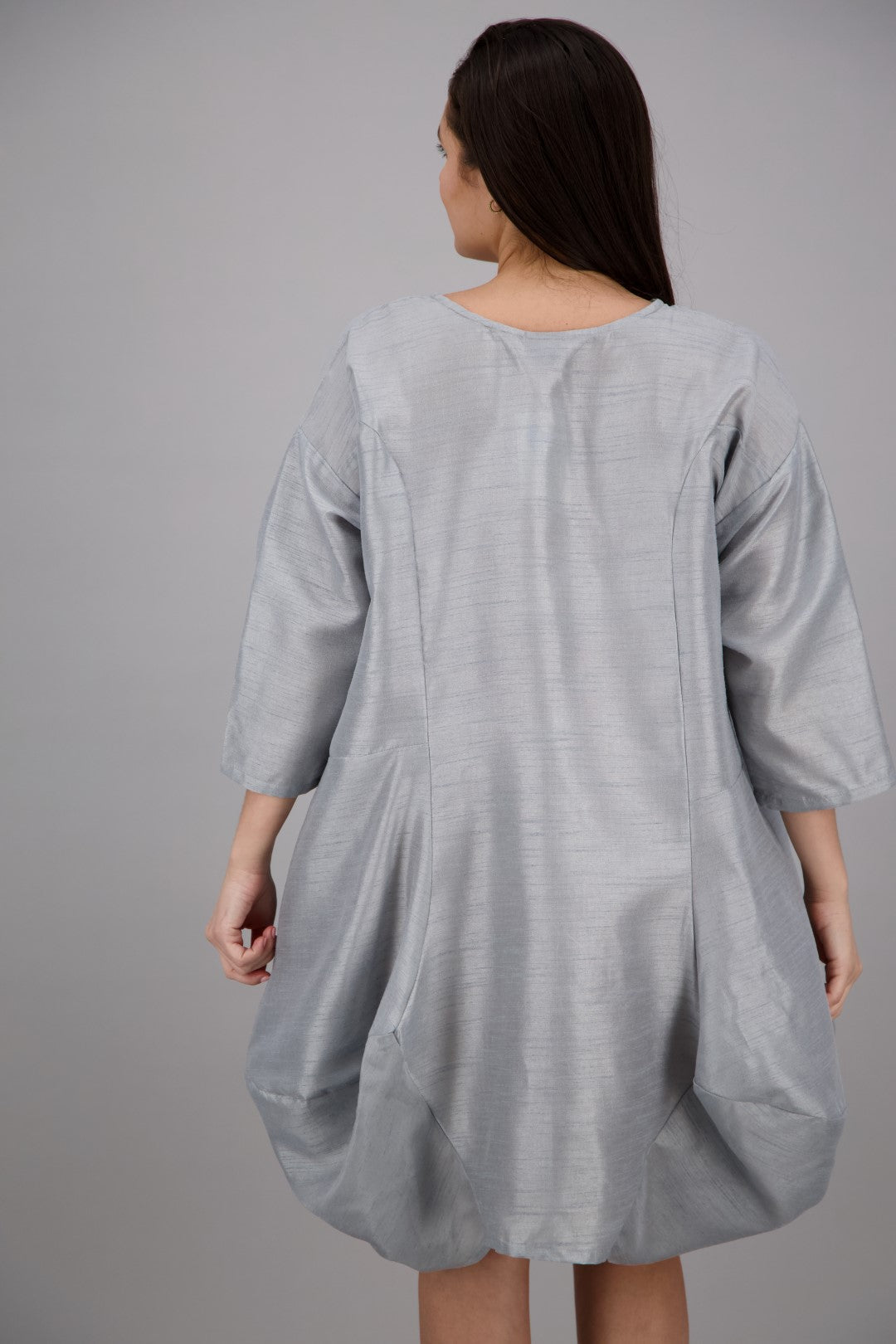 3/4 Sleeve Button Dress AD25014 - Advance Apparels Inc