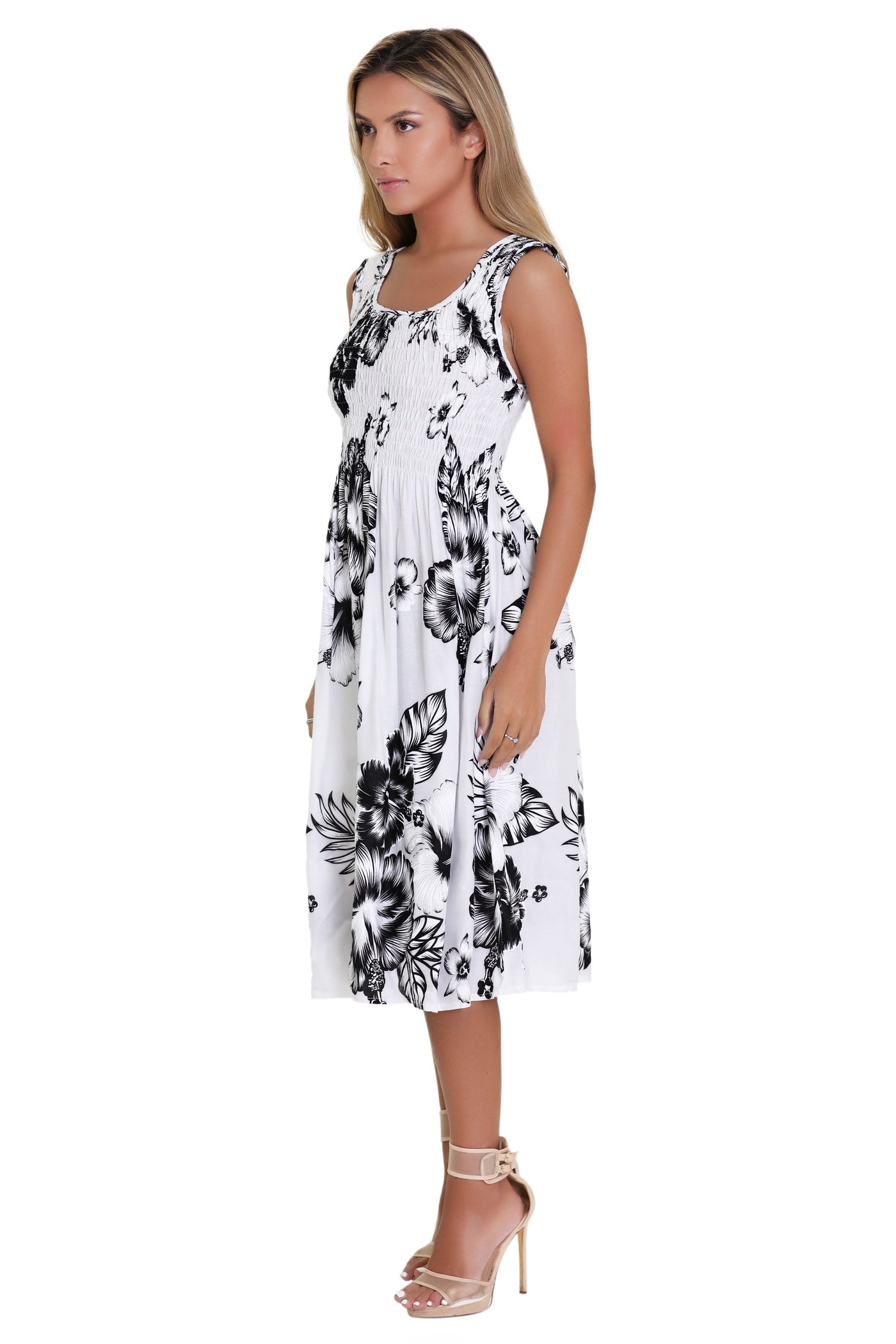 Floral Print Bali Inspired House Dress TH2094