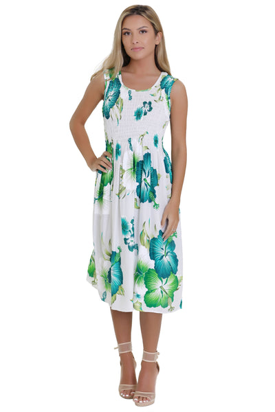 Floral Print Bali Inspired House Dress TH2094