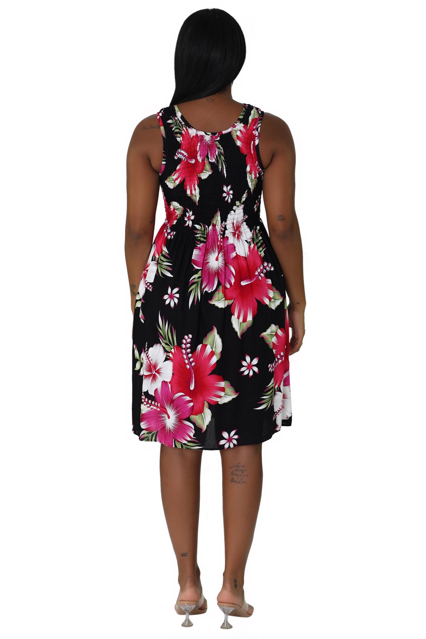 Floral Print Bali Inspired House Dress TH2094