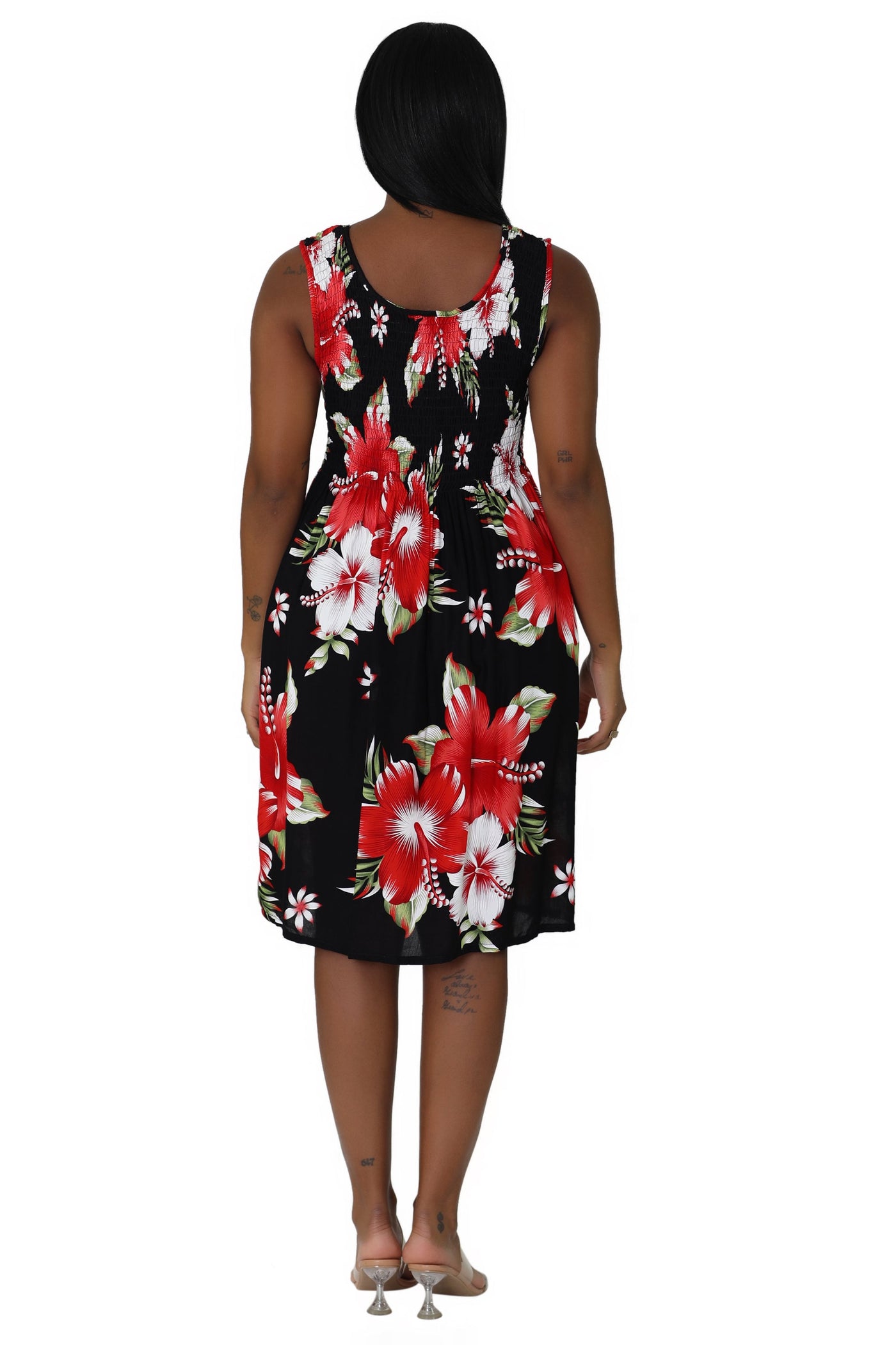 Floral Print Bali Inspired House Dress TH2094