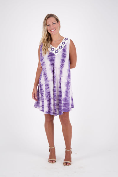 Crochet Tie Dye Dress 362205-CN
