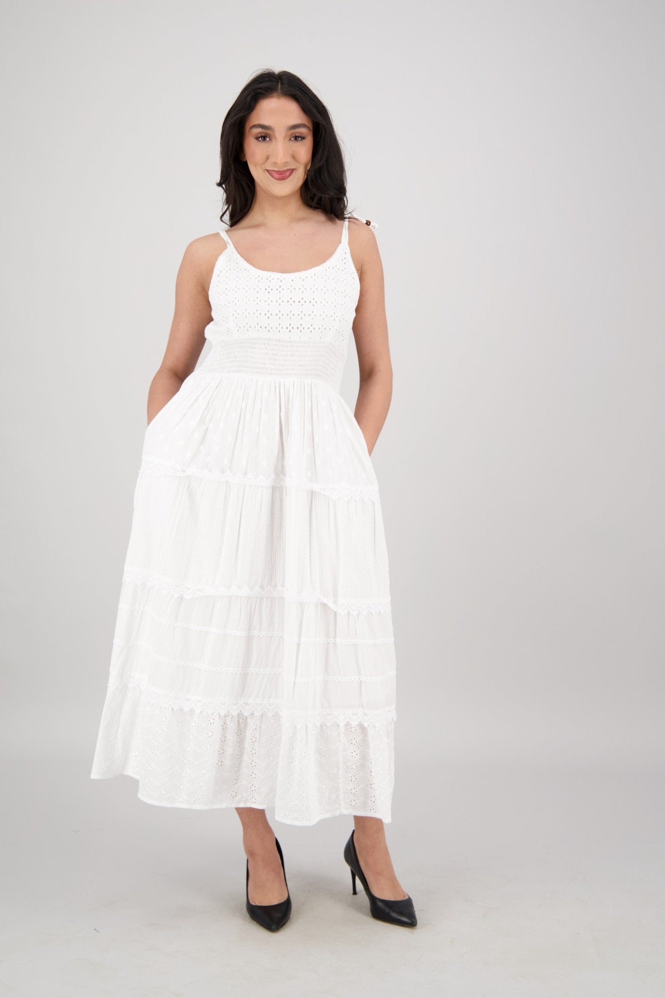 100 cotton dresses with pockets Pocket Dress