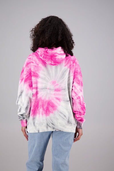 Adult's Tie-Dye Pullover Hoodie (2-XL) Cotton/Polyester Blend 9657