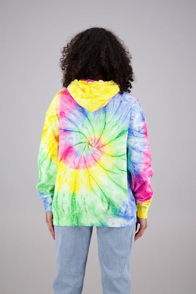 Adult's Tie-Dye Pullover Hoodie (2-XL) Cotton/Polyester Blend 9660