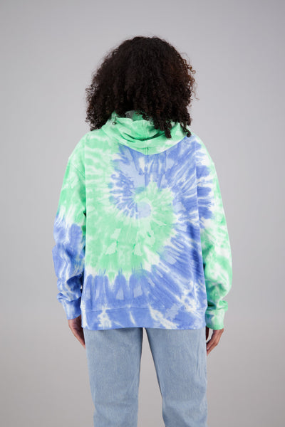Adult's Tie-Dye Pullover Hoodie (2-XL) Cotton/Polyester Blend 9662