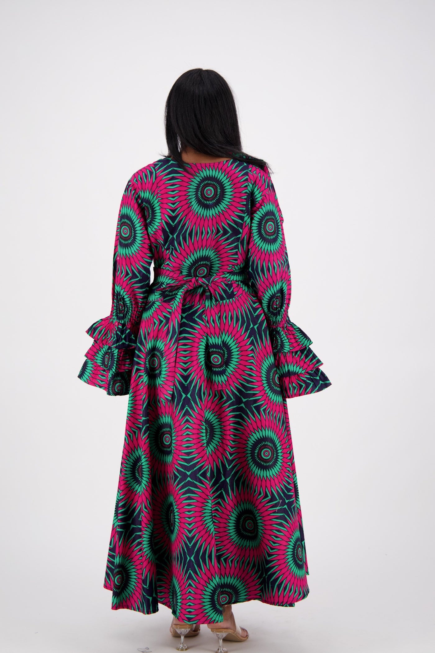 Bell Sleeve Wrap Dress 1624-248