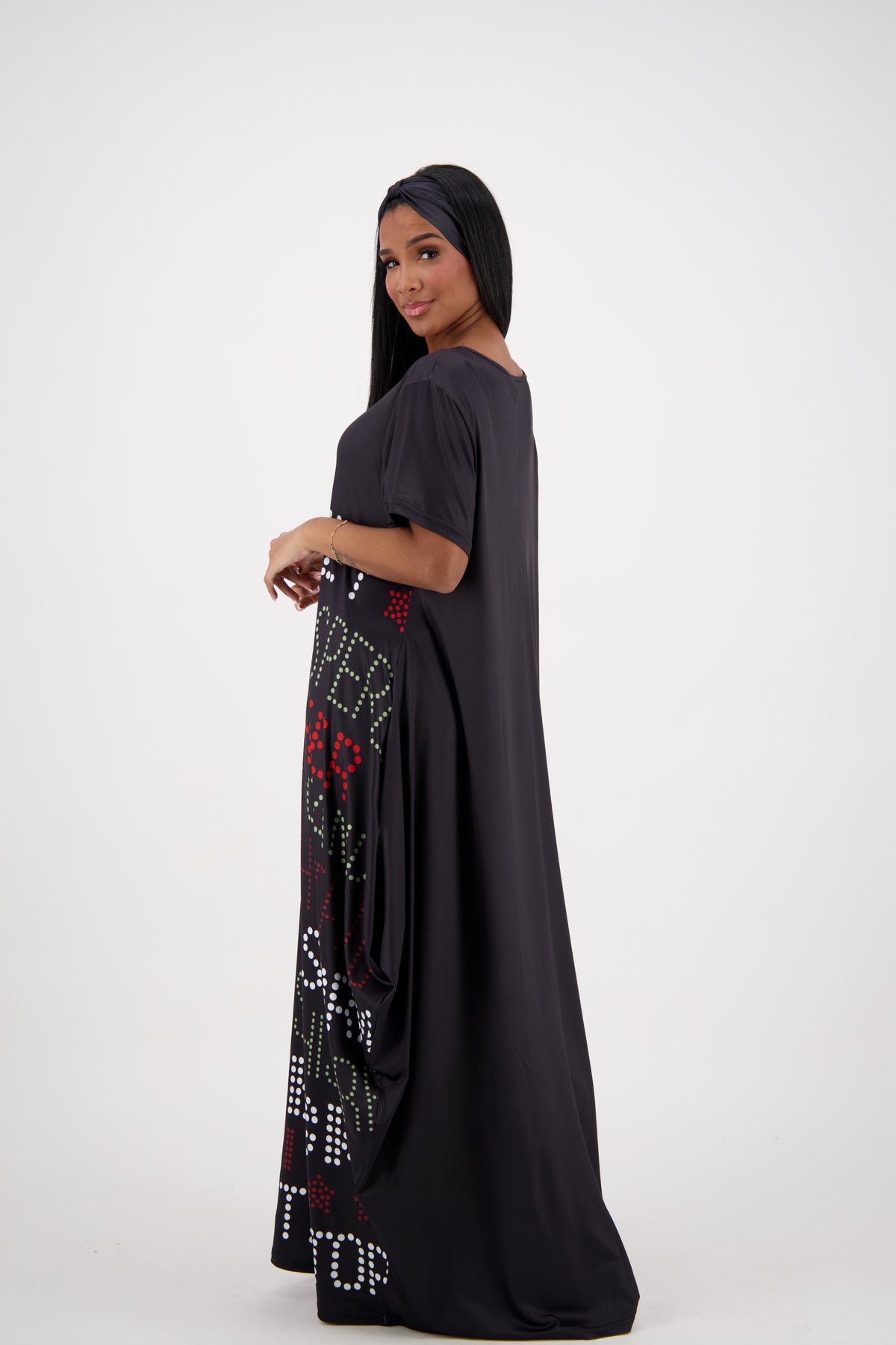 "They Whisper" Print Kaftan CH8853