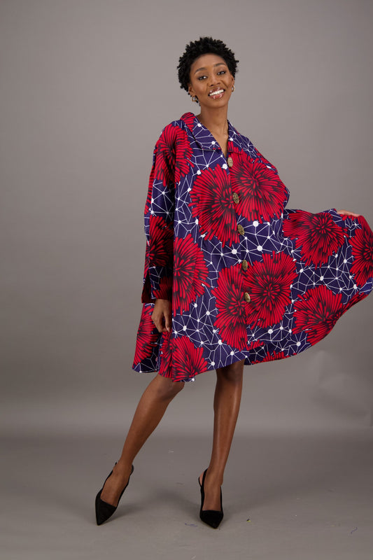 Midnight Bloom Swing Dress AD-25040-258