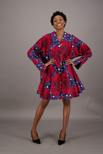 Midnight Bloom Swing Dress AD-25040-258