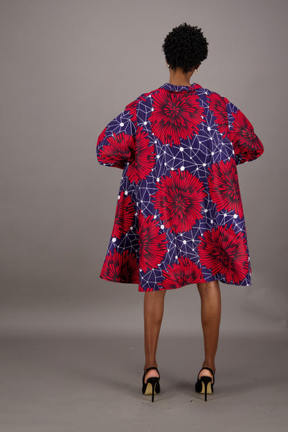 Midnight Bloom Swing Dress AD-25040-258