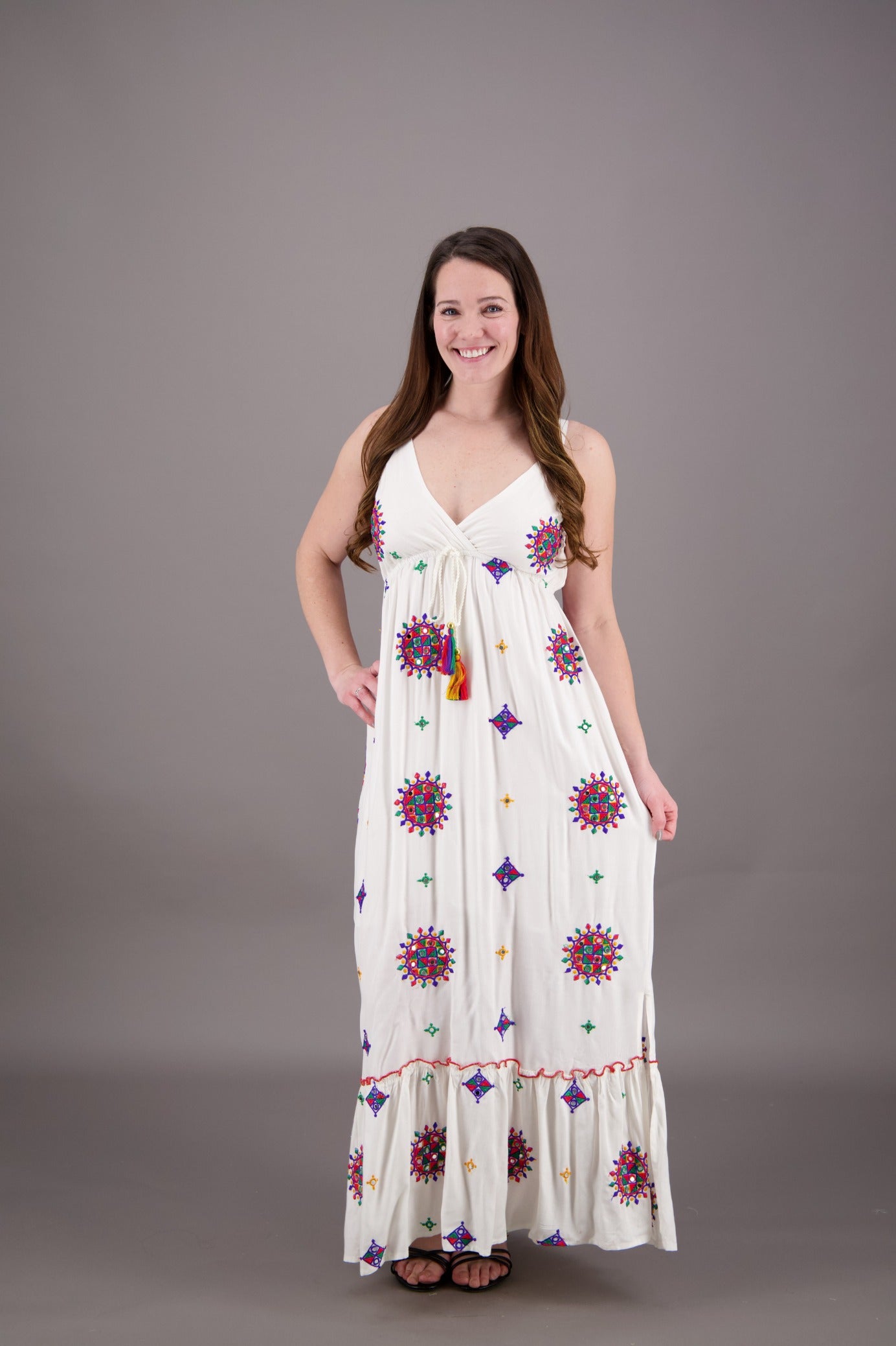 Maxi Dress - Festival Boho & Summer Boho Dress Single Color / 1X/2X Maxi Dress - Festival Boho & Summer Boho Dress Single Color / 1X/2X
