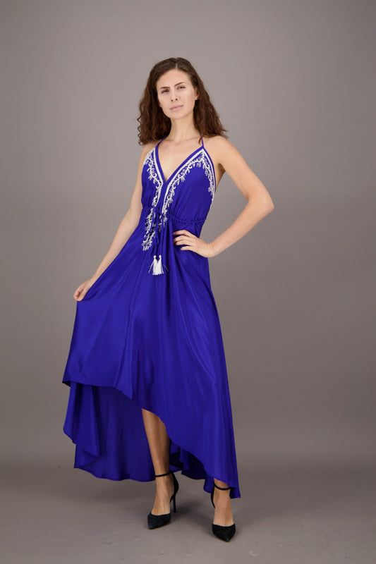 Hand Embroidered Scarf Dress PD-7777