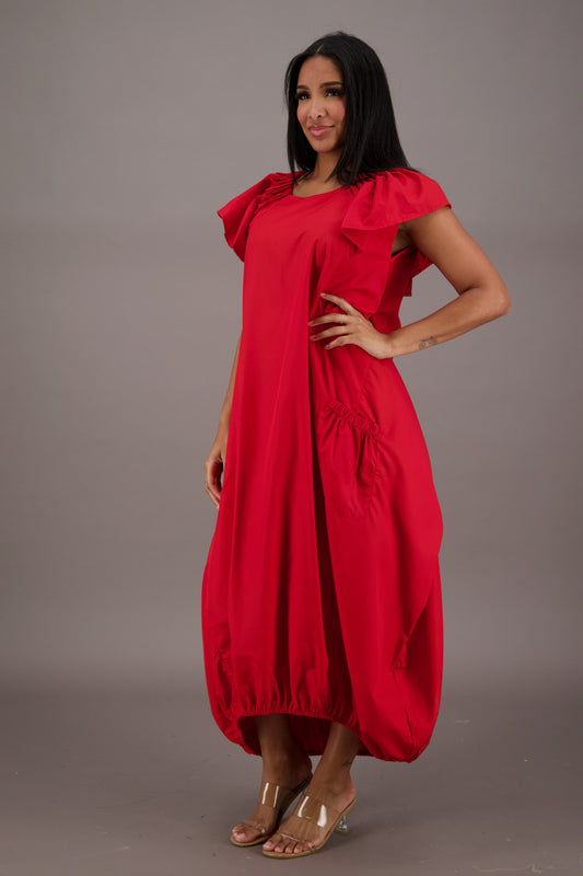 Flowing Grace Bubble Dress AD-25061