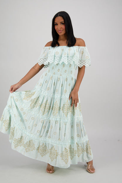 Lunara Smocked Summer Dress 24993