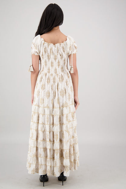 Amira Smocked Tier Dress 25102