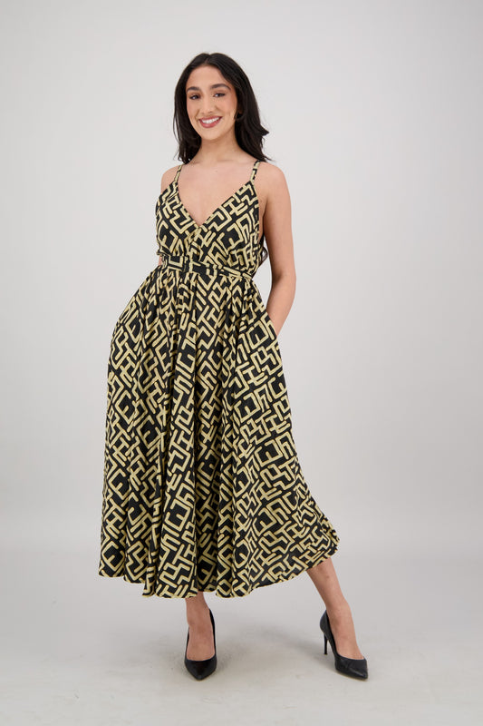 The Zaria Maxi Dress - Labyrinth AB-16111