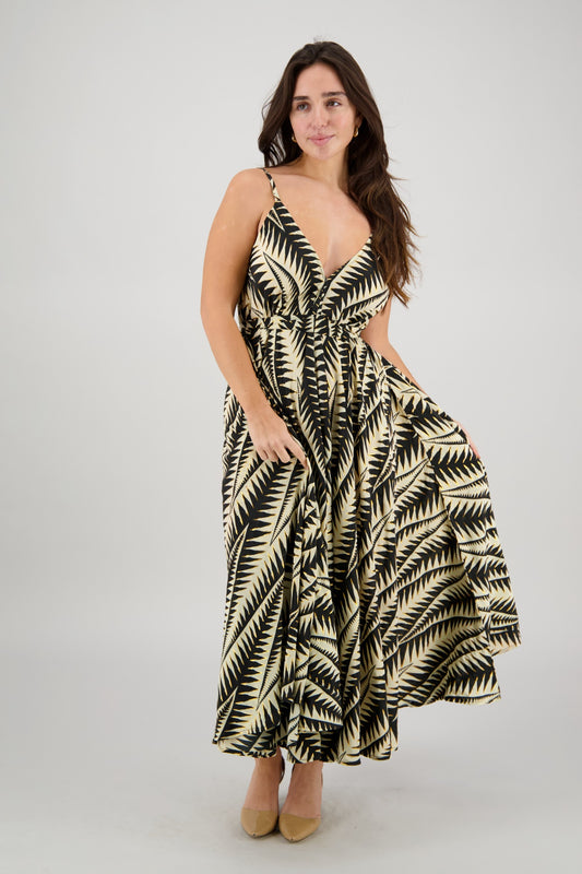 The Zaria Maxi Dress - Dessert Palm AB-16111