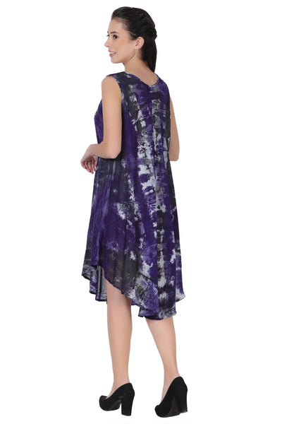 Stonewash Tie Dye Beach Dress 362168R