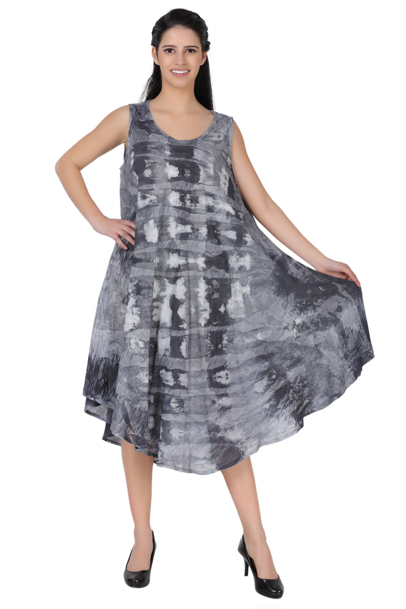 Stonewash Tie Dye Beach Dress 362168R