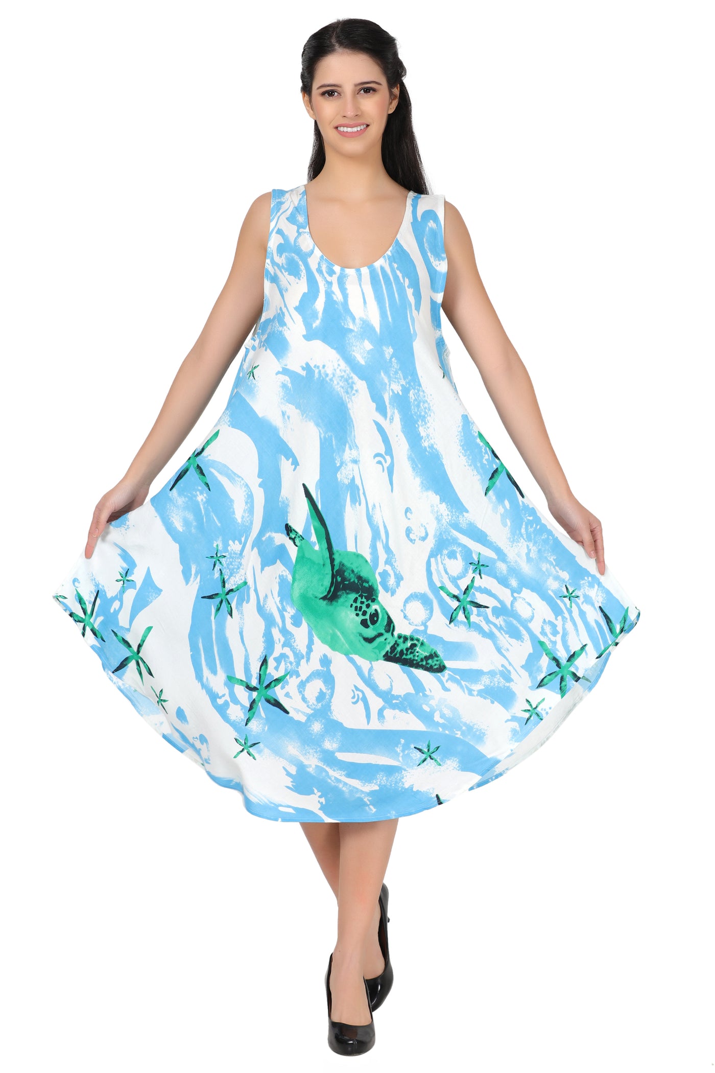 Turtle Print Beach Dress 422125