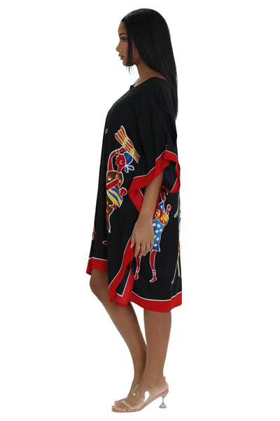 African Tribal Print One Size Kaftan KAF-1024