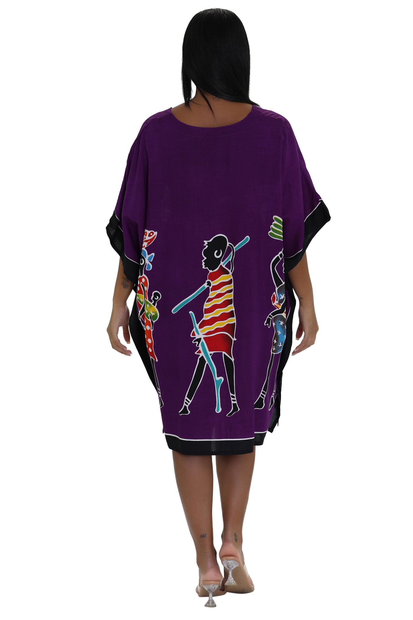 African Tribal Print One Size Kaftan KAF-1024