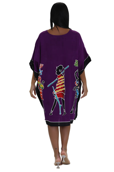 African Tribal Print One Size Kaftan KAF-1024