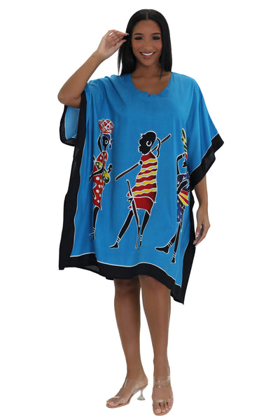 African Tribal Print One Size Kaftan KAF-1024