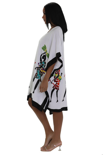 African Tribal Print One Size Kaftan KAF-1024