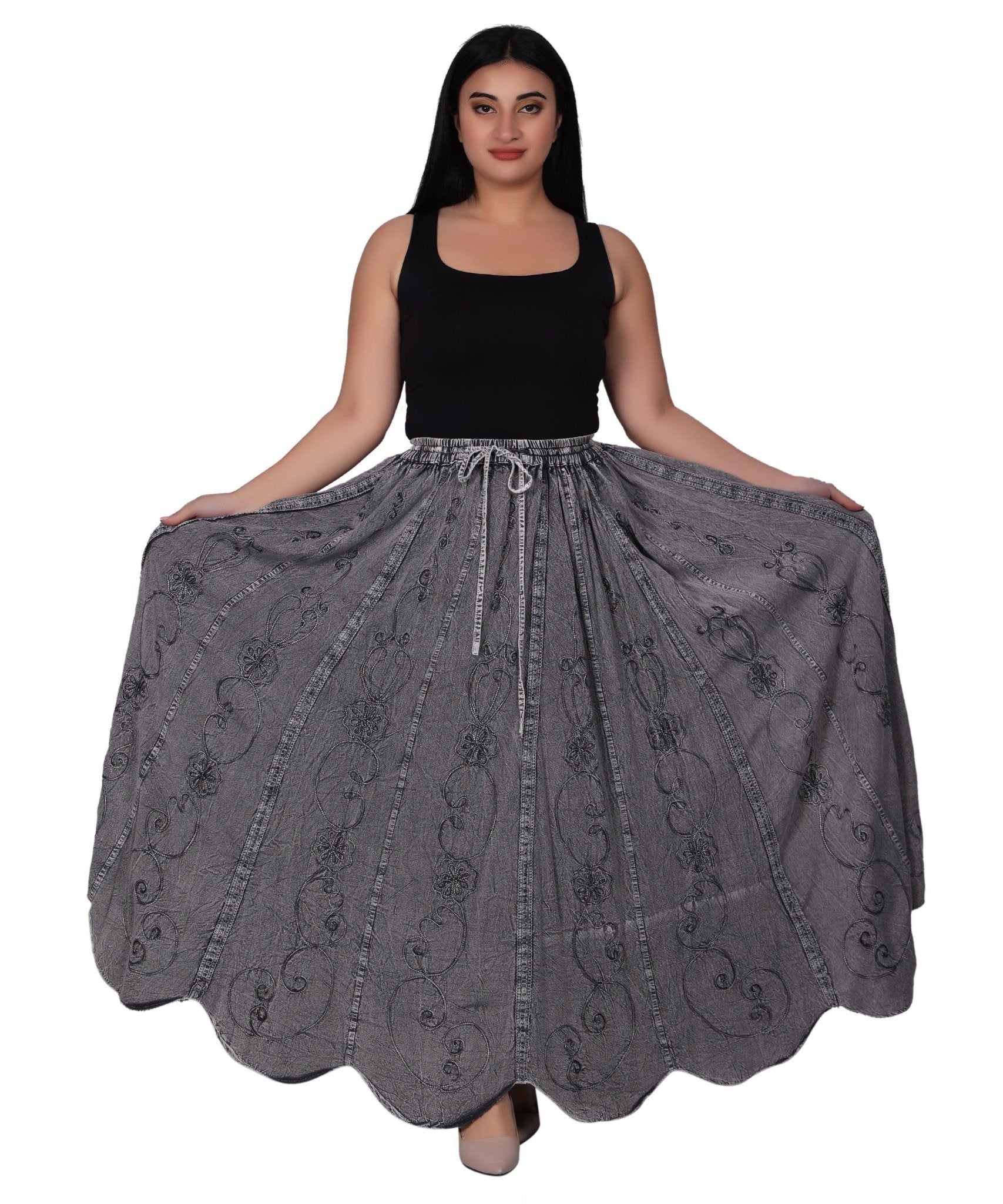 Acid Wash Skirt 13224 - Advance Apparels Inc