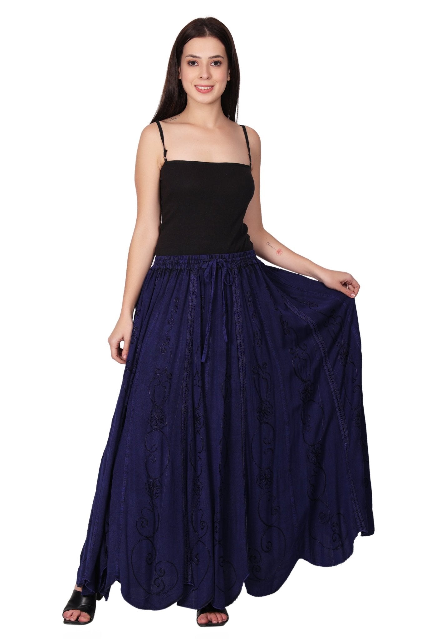 Acid Wash Skirt 13224 - Advance Apparels Inc
