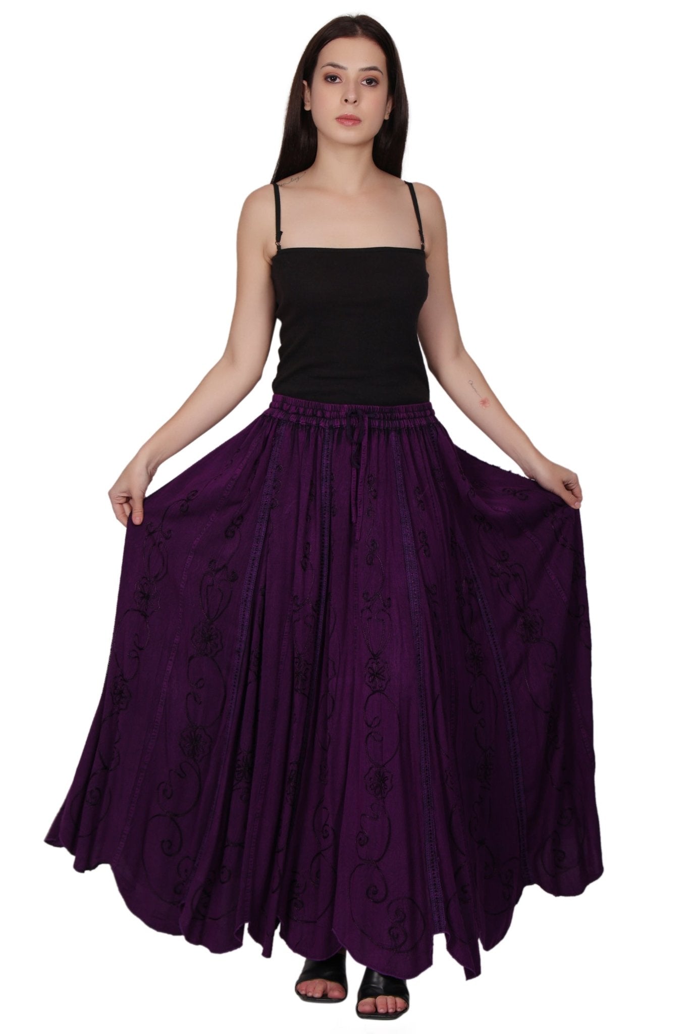 Acid Wash Skirt 13224 - Advance Apparels Inc