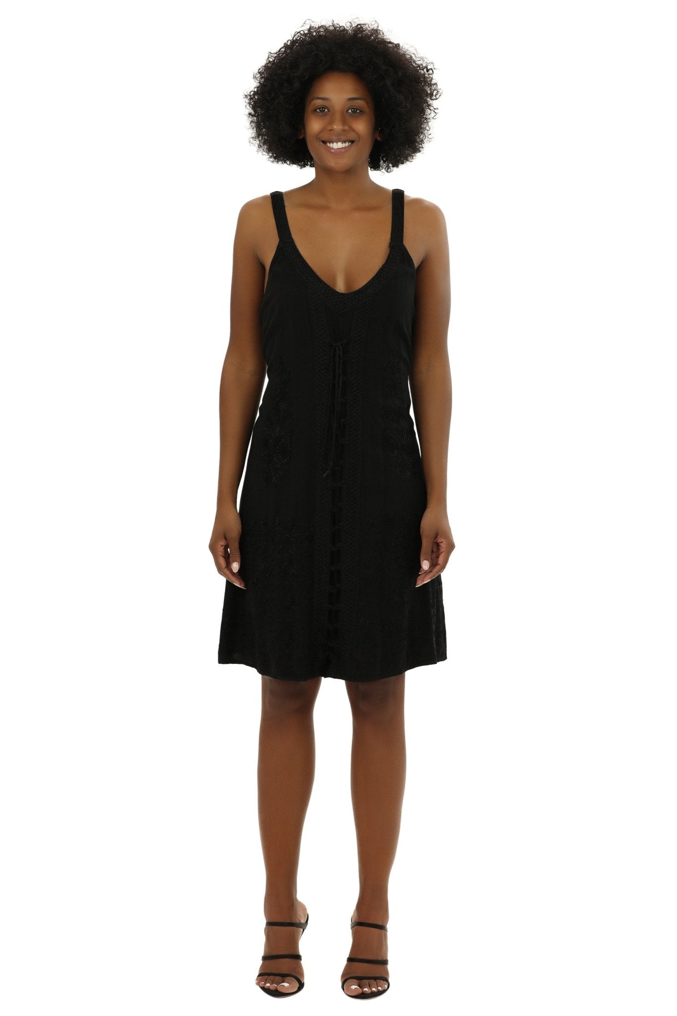 Adjustable Acid Wash Dress 1105 - Advance Apparels Inc