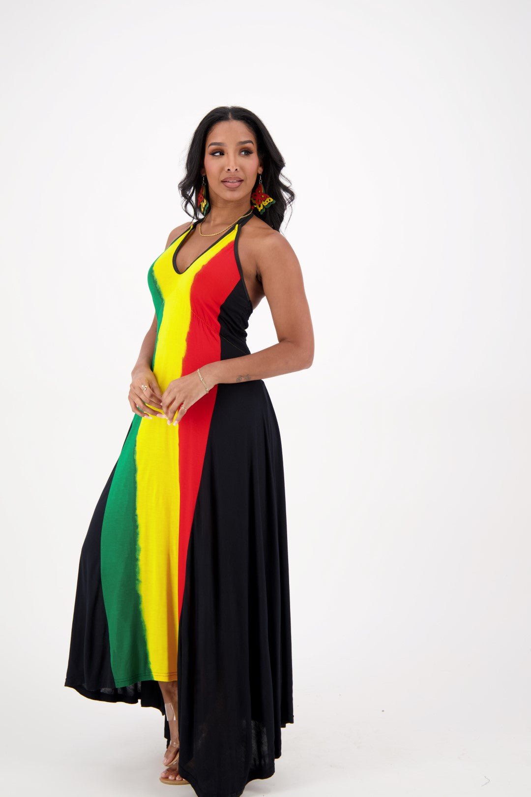 Adjustable Strap Rasta Dress R-481 – Advance Apparels Inc